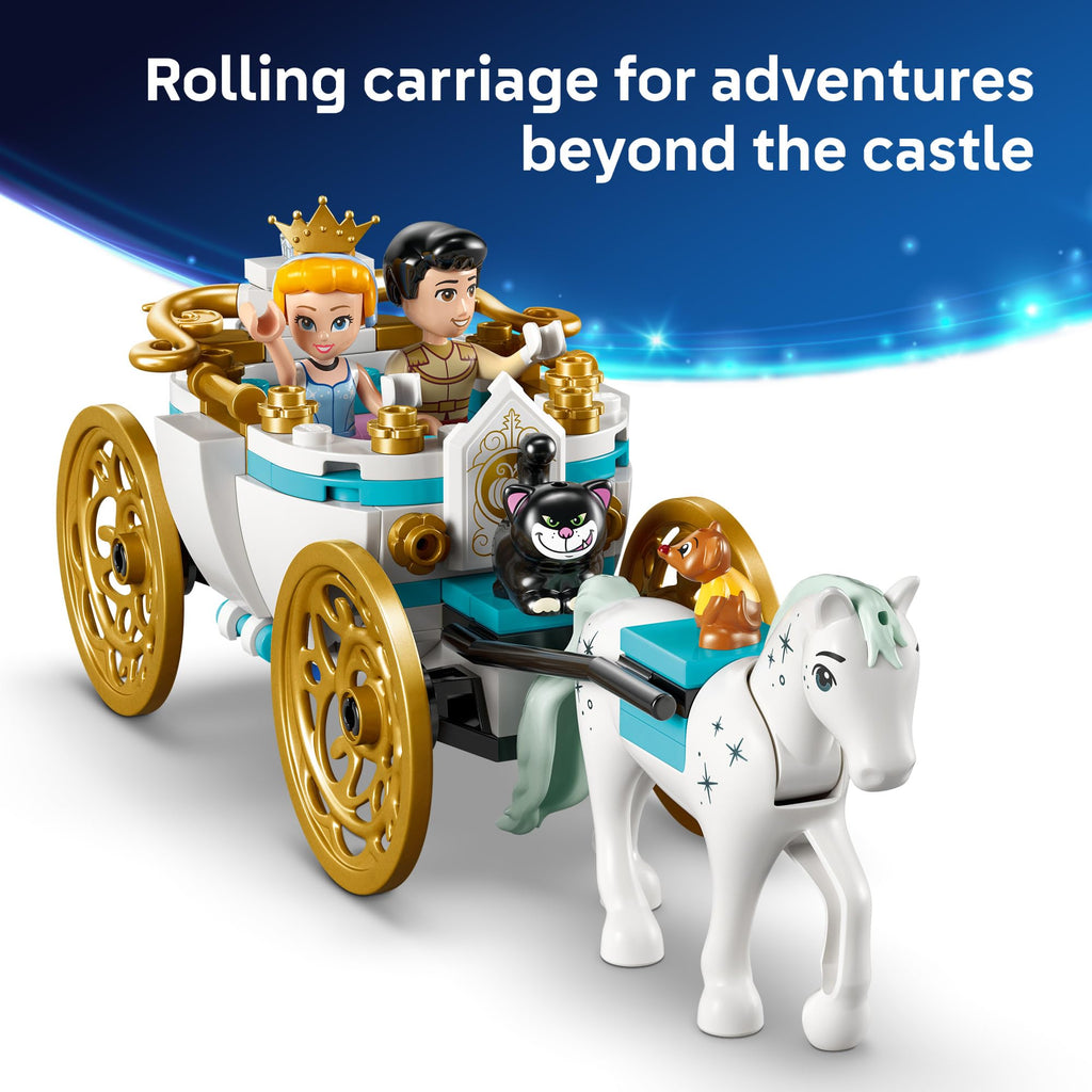 Disney Princess Castle Building Toy with 2 Minidolls V356798