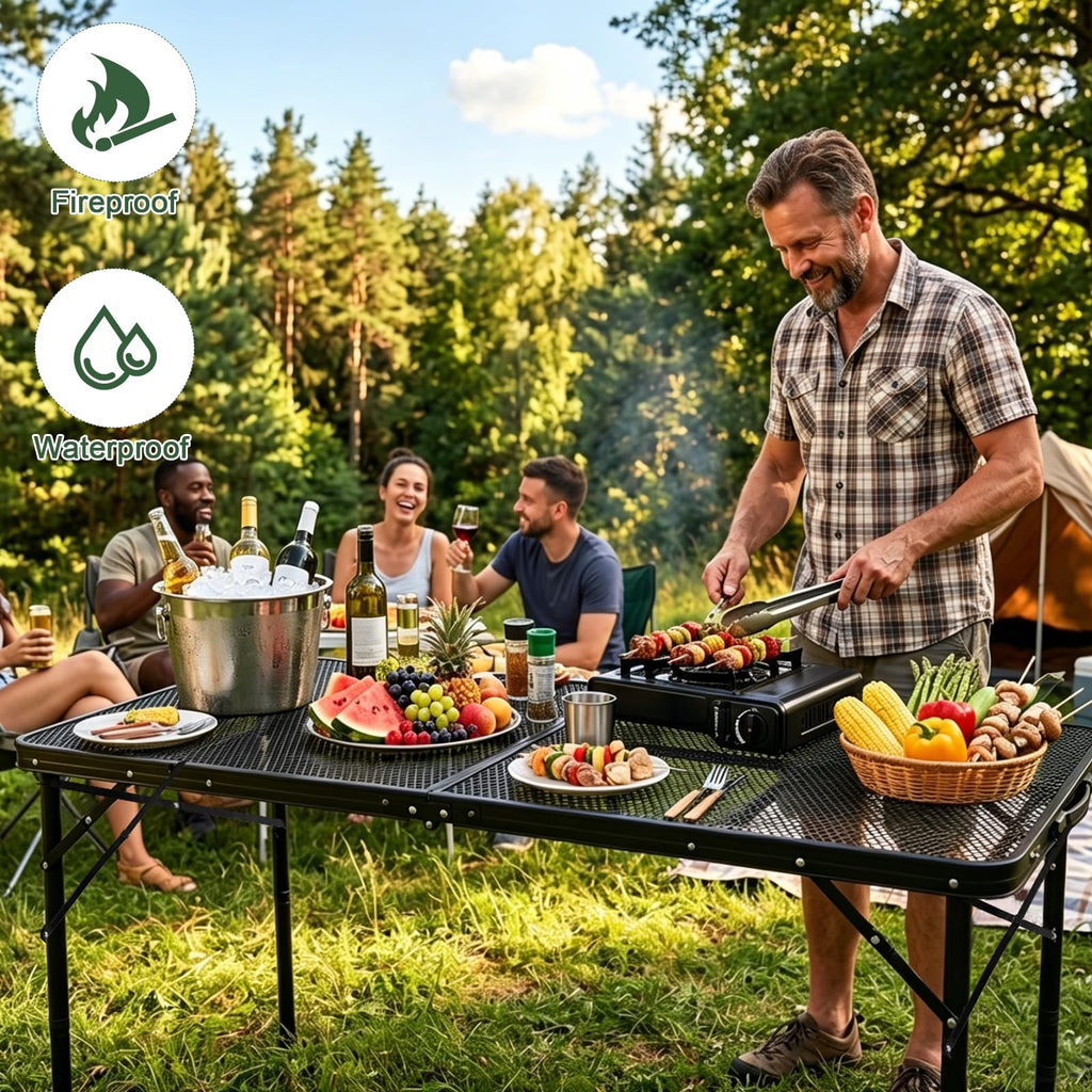 4Ft Metal Folding Camping Table P71768