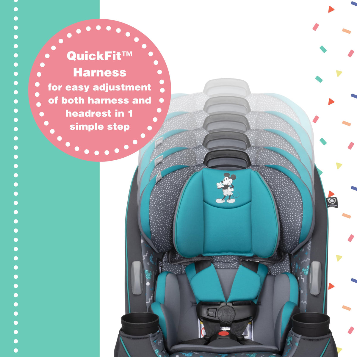 Convertible Car Seat, Rear Facing 5-40 pounds, Forward Facing 30-65 pounds, Booster 40-100 lbs F5716