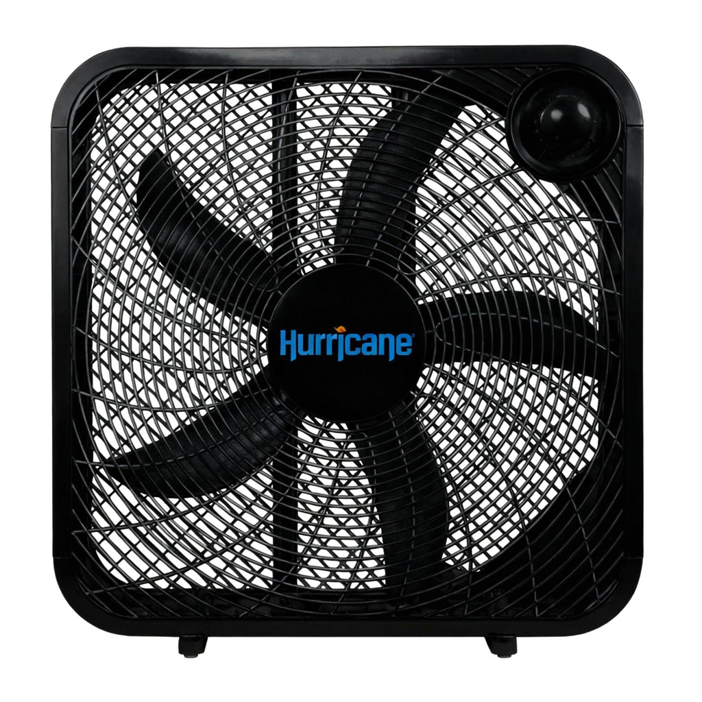 Black 3 Speed 20in Floor Box Fan R93059