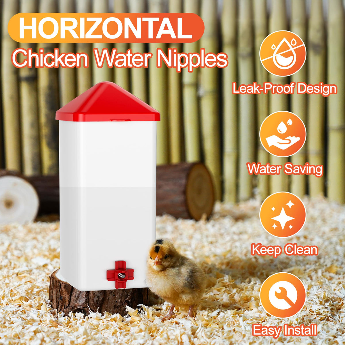 Automatic Chicken Waterer Nipples 20 Pack P628