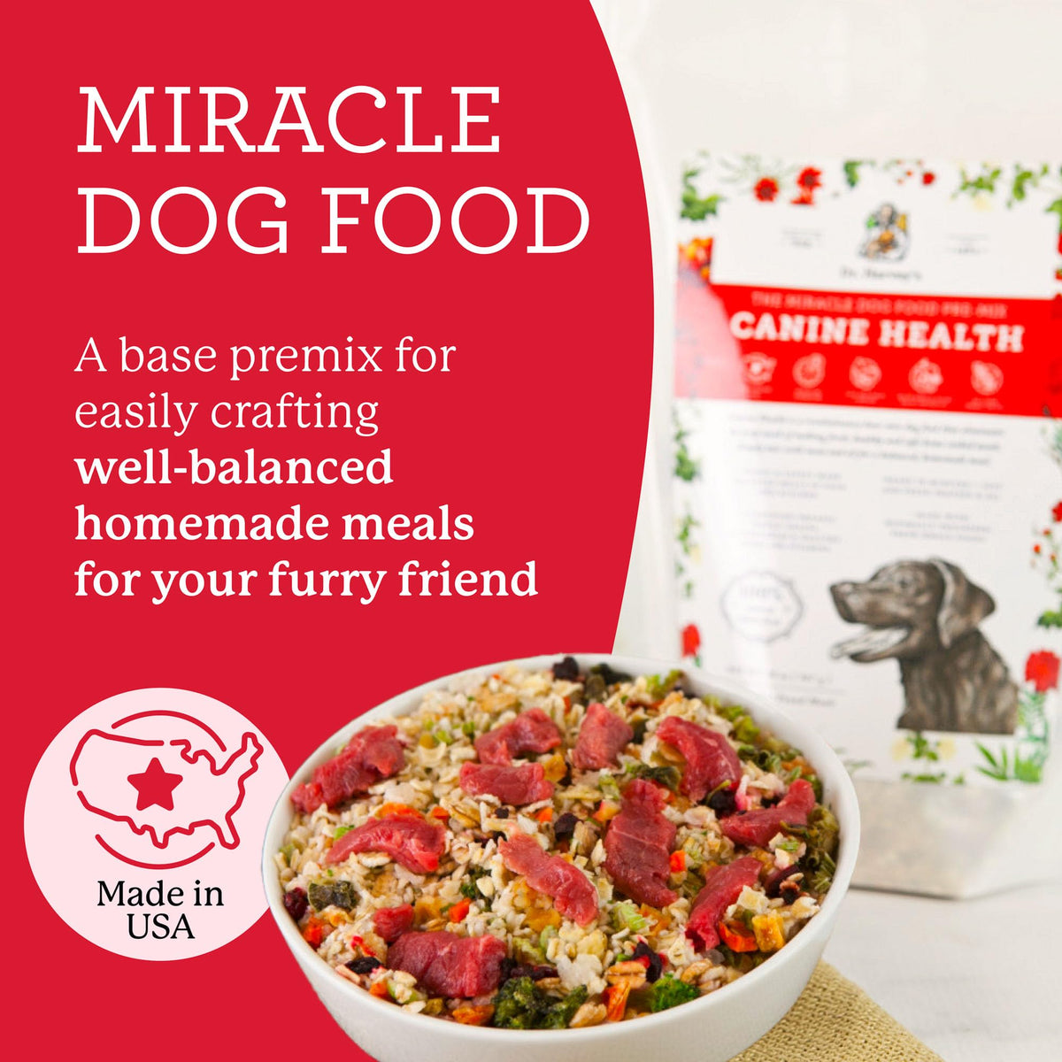 Dehydrated Dog Food Base Mix 10 lb A148152
