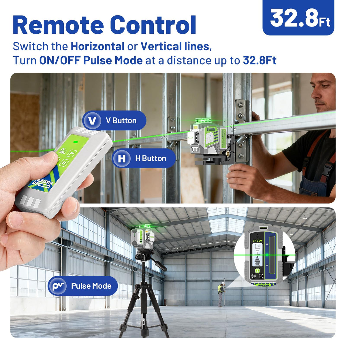360 Self Leveling Green Laser Level with Tripod I770389