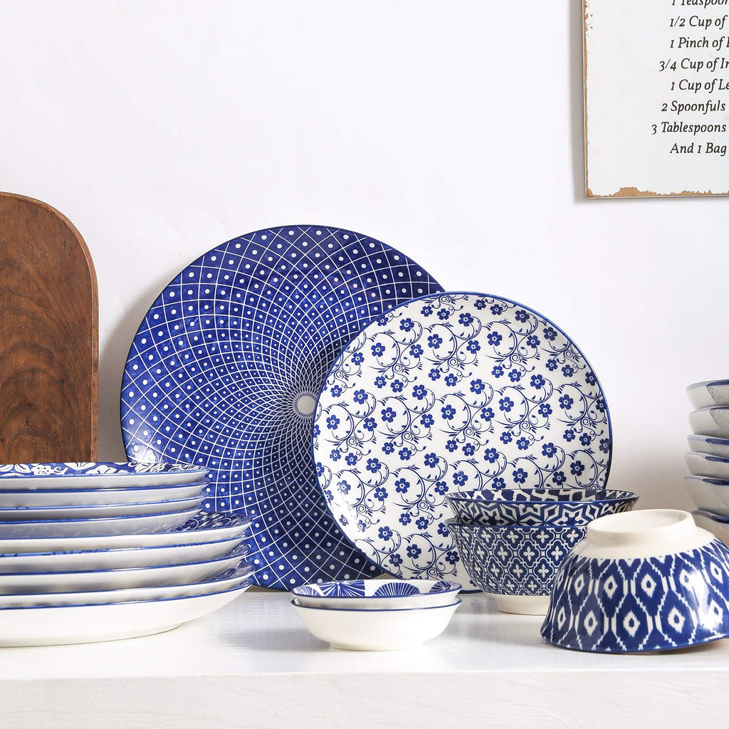 10 inch Porcelain Dinner Plates + 12-Pieces Dinnerware Sets T2283