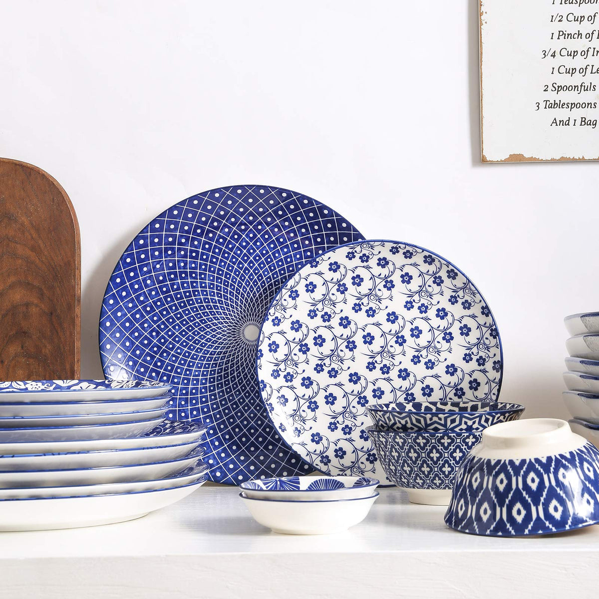10 inch Porcelain Dinner Plates + 12-Pieces Dinnerware Sets T2283