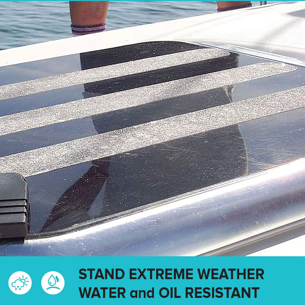Clear Anti Slip Tape 1" x17Ft Waterproof Grip Tape V83377