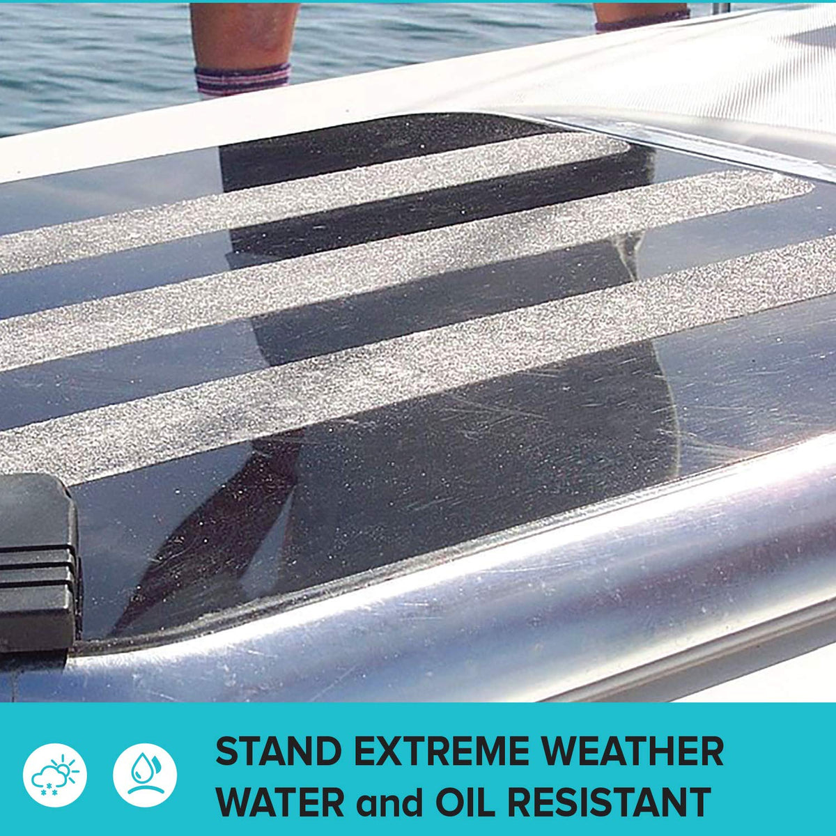Clear Anti Slip Tape 1" x17Ft Waterproof Grip Tape V83377