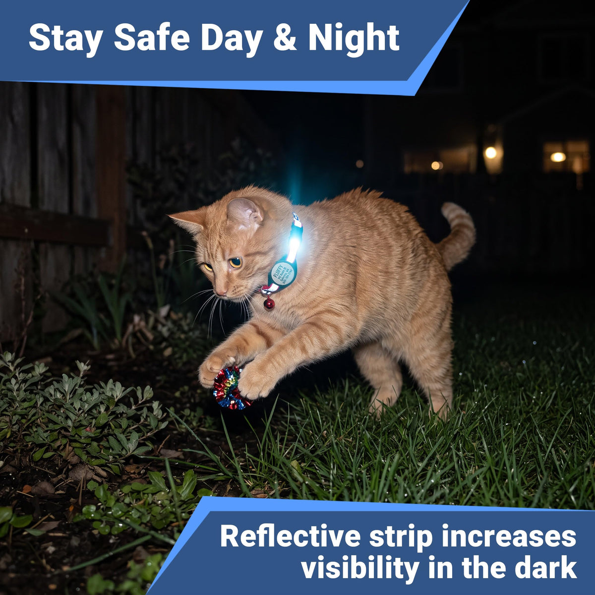 Reflective Breakaway Cat Collar A1353