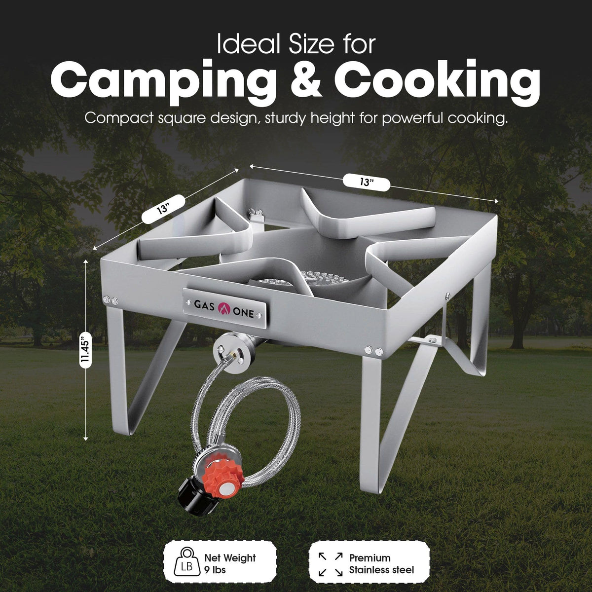Stainless Steel Outdoor Propane Burner A1503