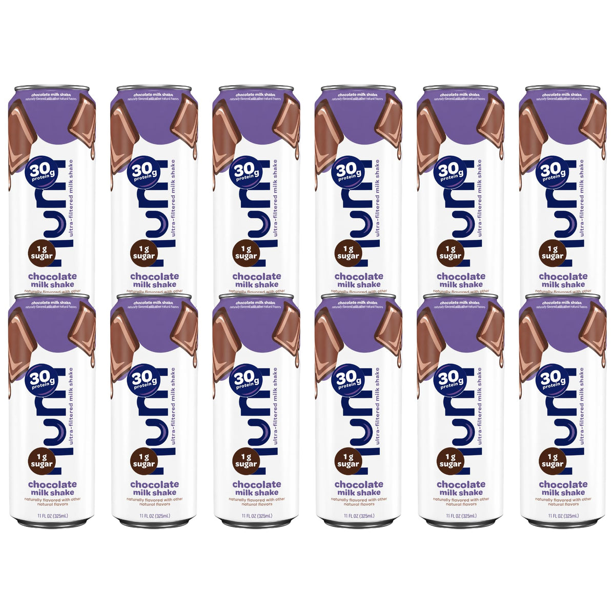 Milk Chocolate Protein Shake, 30g Protein, Lactose Free, 12 Pack K568154