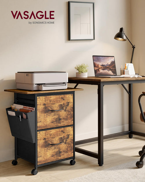 2-Drawer File Cabinet with Storage L863208