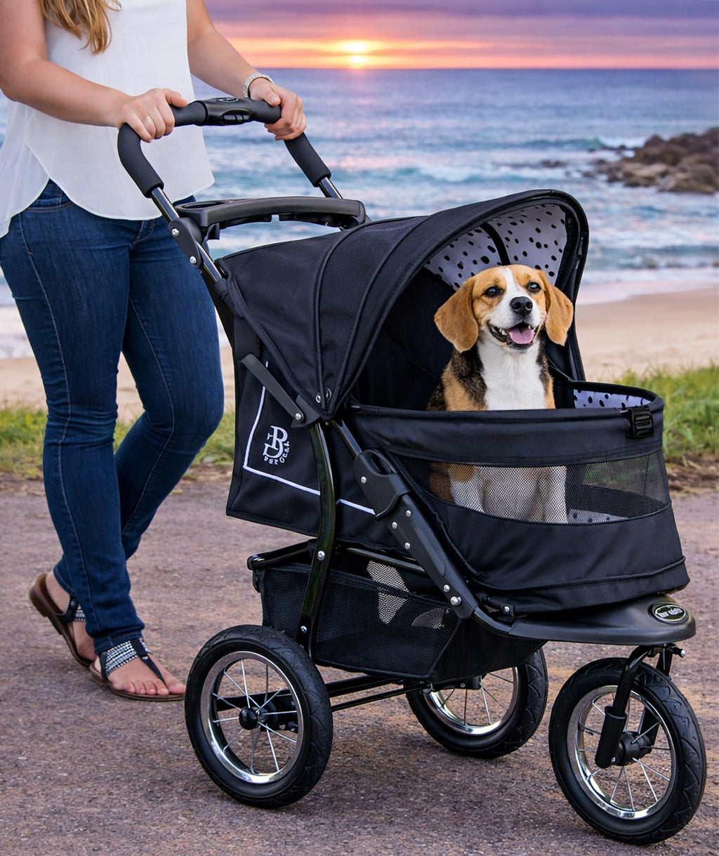 Spotted Pet Stroller L4969