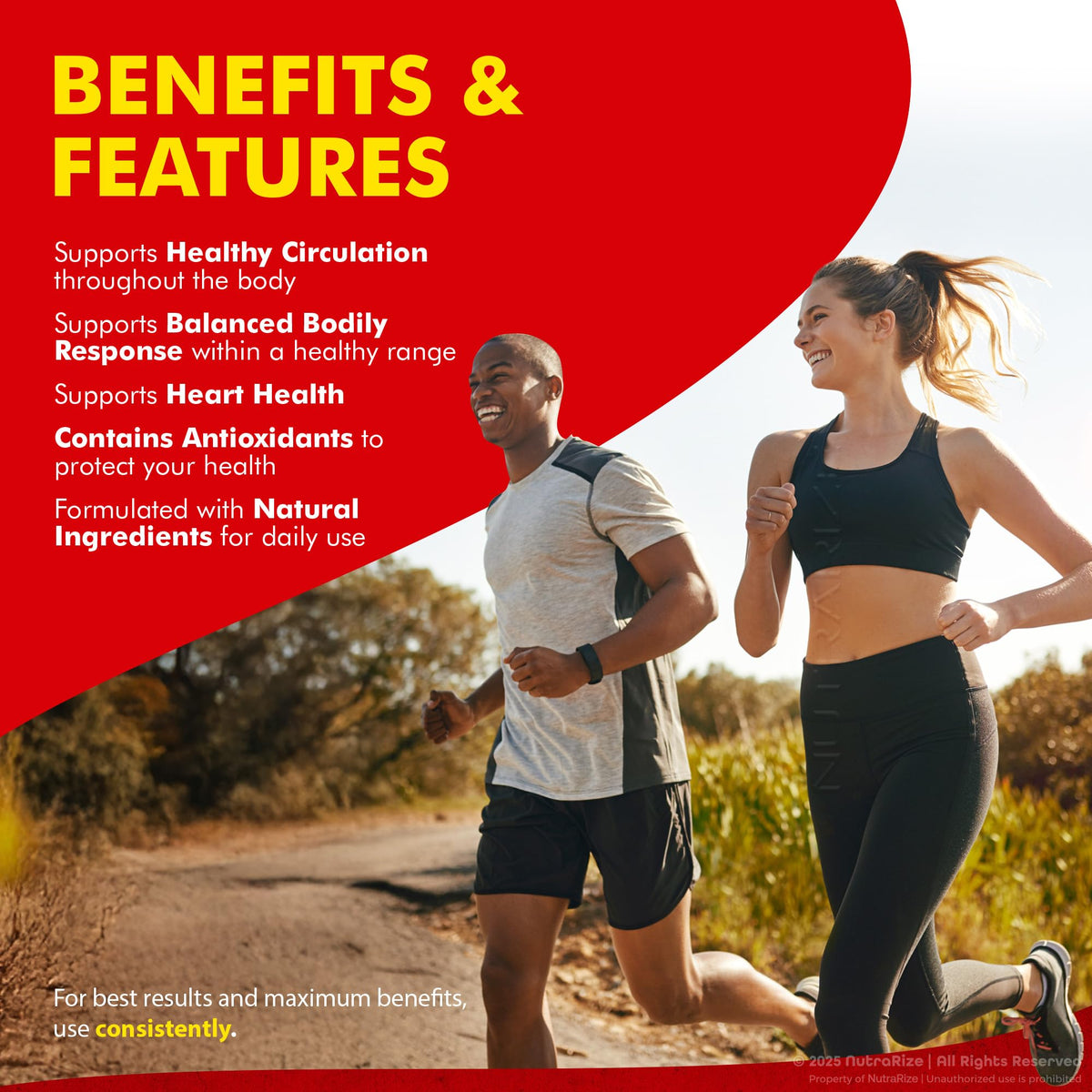 Natural Blood Support Capsules U5461