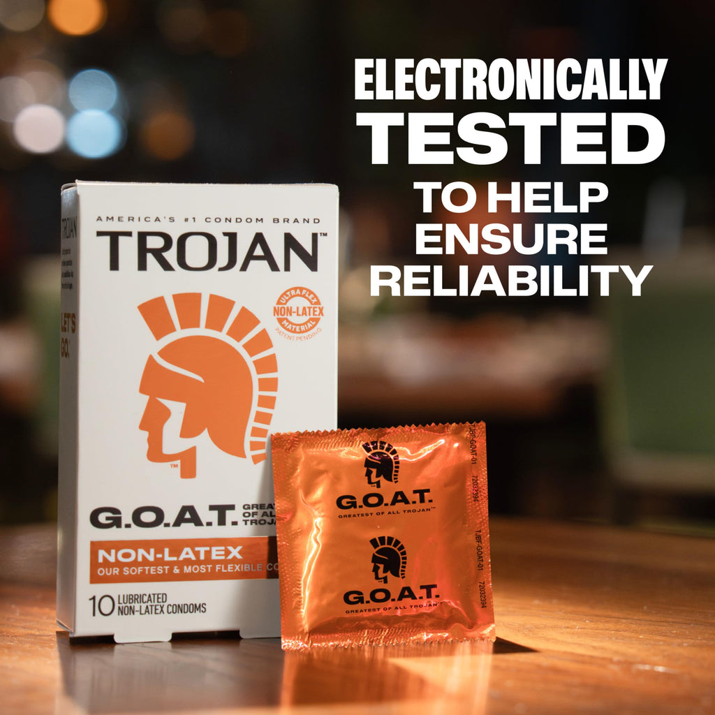 Latex-Free Lubricated Condoms, 10 Count W2052