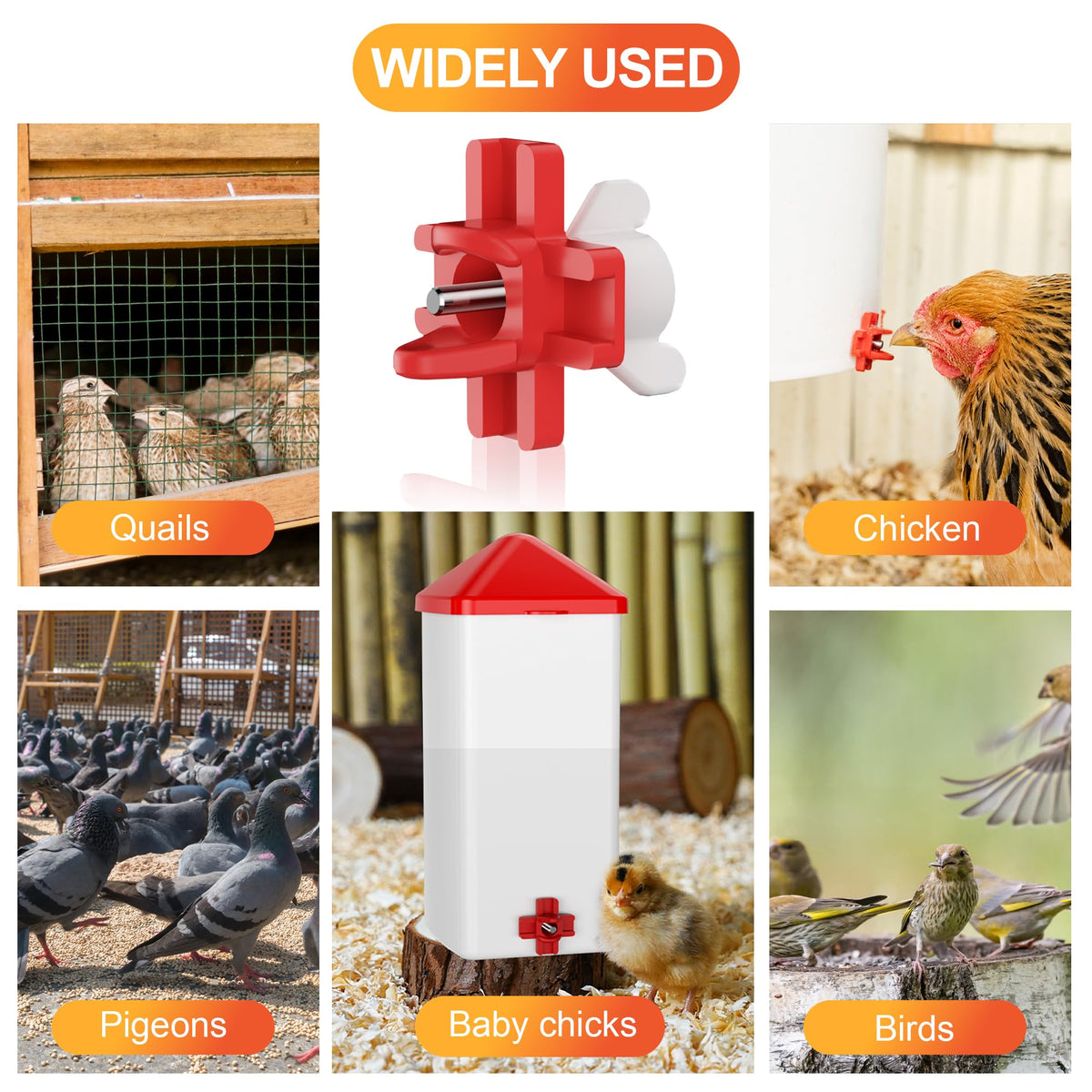 Automatic Chicken Waterer Nipples 20 Pack P628