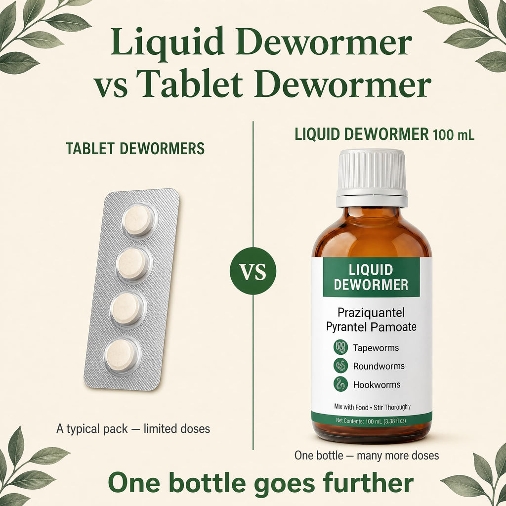 Liquid Dewormer, Praziquantel & Pyrantel Pamoate, 3.38 fl oz O951