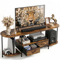 63" TV Stand with 2 Fabric Drawers L86863