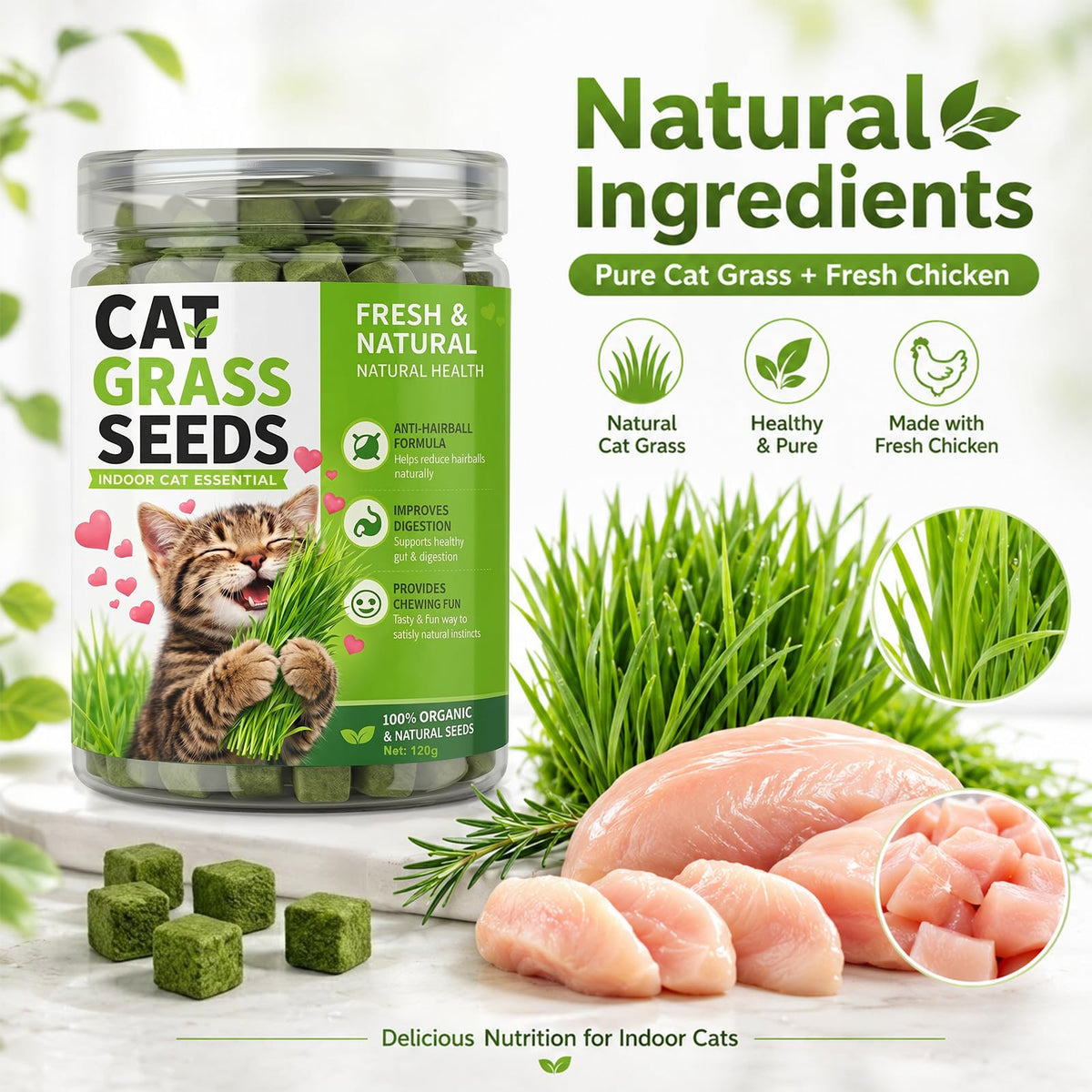Cat Grass for Indoor Cats T322
