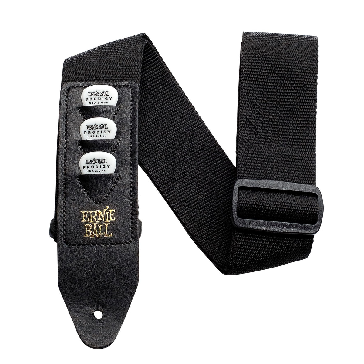 Black Polypro Guitar Strap Z5804