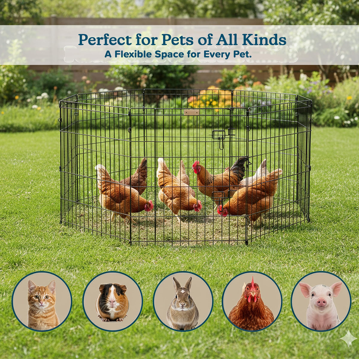 24" Exercise Playpen with Gate R868