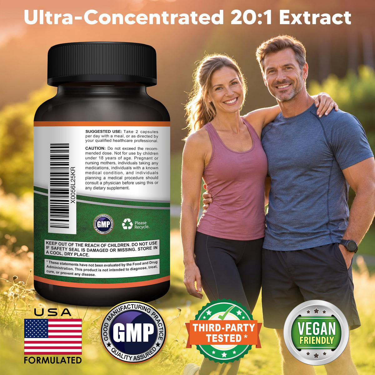 Moringa with Berberine Supplement 120 Capsules B3547